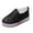 Black, variant on POIUYTR Toddler Boys Girls Light Up Sequins Slip On Loafers Baby Glitter Shoes Flashing LED Casual Running Party Shoes Flat Sneakers for Little Kid