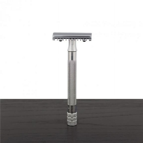 Merkur 25C Long Handle Safety Razor, Open Tooth