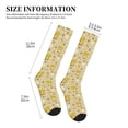 thumbnail image 5 of Bixox Cute Bee Gnomes Print Compression Socks,Compression Socks Women & Men Circulation for Medical,Running,Athletic, 5 of 7
