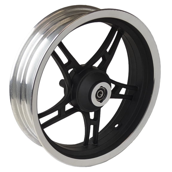 RedCap Front Wheel Rim - Tire Rim 13 Inch Mt3.50 x 13 for Gy6 Scooters - Aluminum Rims 5 Spoke Design for Improved Performance and Style (Sleek Black)