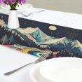 thumbnail image 4 of Yayeee Table Runner 70 inches Long Home Kitchen Dinning Party Decoration, Evening Mountain Road, 4 of 7