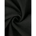 thumbnail image 5 of INSPIRE CHIC Women's Skirt Tassel Trim High Waist Asymmetrical Hem Bodycon Skirt XS Black, 5 of 5