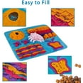 thumbnail image 3 of Snuffle-Mat for Dogs, Durable-Dog Foraging-Blanket, Washable Pet Puzzle Mat for Small Medium Large Dogs, Pet Activity MatEncourages Natural Foraging Skills (Blue), 3 of 7