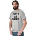 thumbnail image 4 of Party On Wayne Garth 1990s Men's Graphic T Shirt Tees Brisco Brands S, 4 of 4