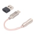 thumbnail image 4 of Adaptador Tipo C A 3,5 Mm, Transmisión Estable Cable USB A DAC De 3,5 Mm Decodificación De Sonido Para Teléfono, 4 of 7