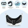 thumbnail image 6 of 7 in 1 VR Accessories Compatible with Quest 3, Silicone Face Cover, Protective Lens Cover,5 Disposable Eye Cover, VR Cleaning Cloth, 2 Thumb Grips-Orange, 6 of 7