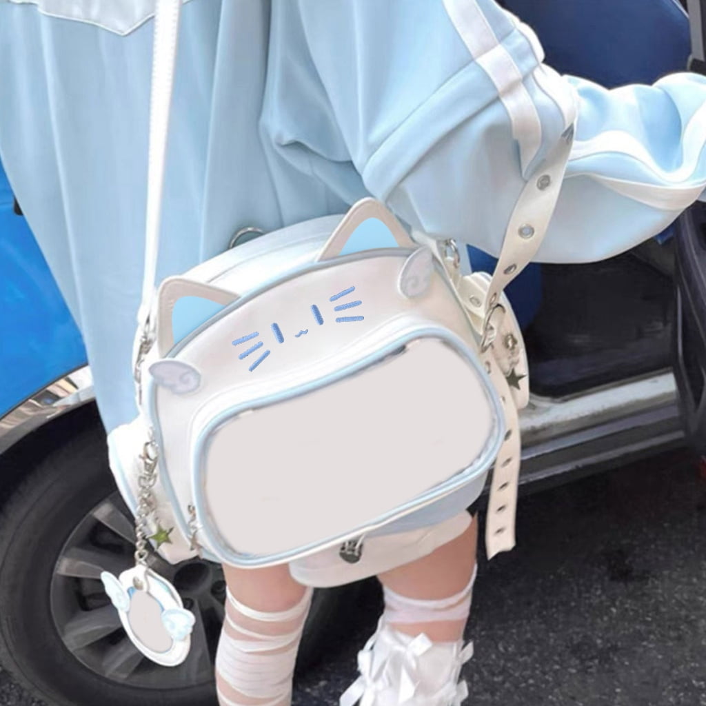 Osdhezcn Womens Aesthetic Messenger Bag Japanese Style Shoulder Bag Teens Mini Backpacks