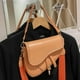 thumbnail image 1 of La cartera elegante del cuero de la PU empaqueta los bolsos de viaje del bolso de hombro de la silla de montar de las mujeres de dos correas, 1 of 8