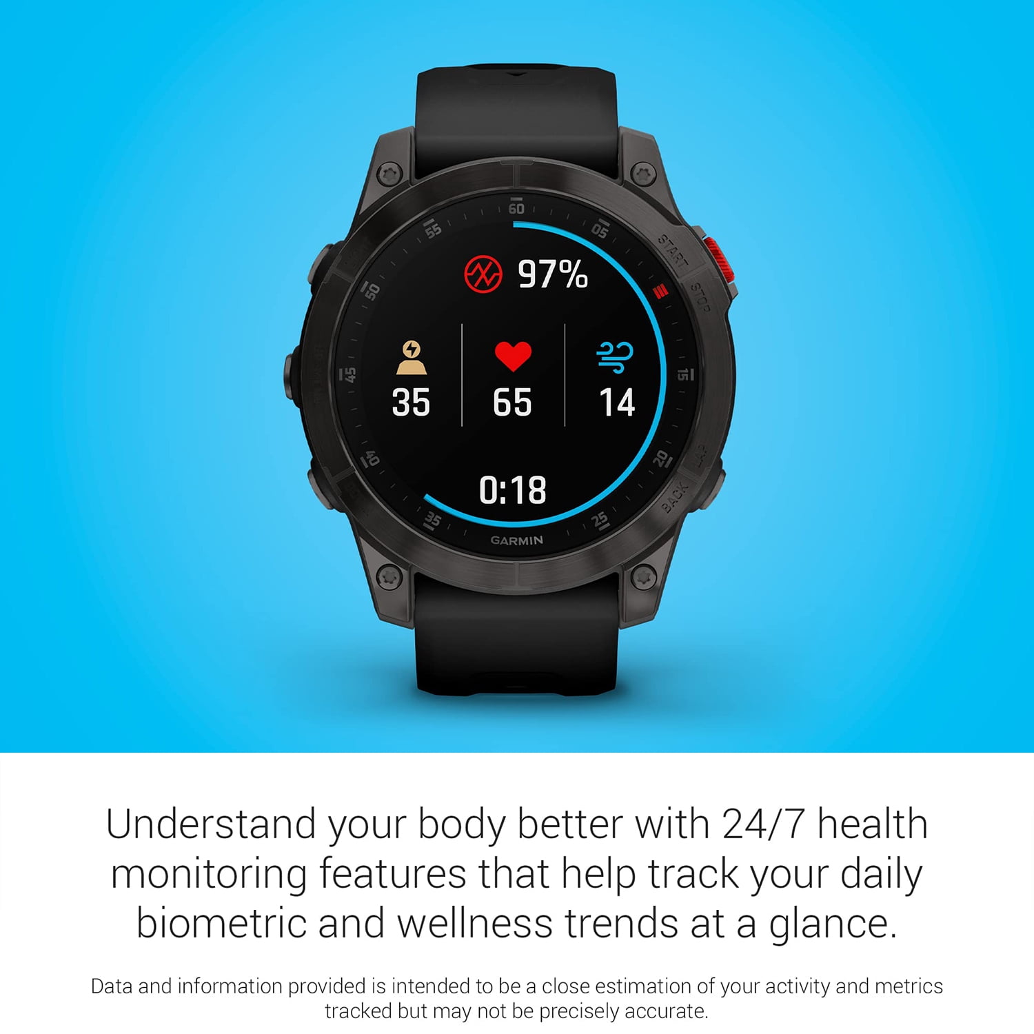 Restored Garmin 010-N2582-10 Epix Gen 2 Premium Active Smartwatch 47 mm Black Ti