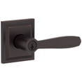 thumbnail image 1 of Baldwin Torrey Pines Keyed Entry Lever for Garage or Office Door Handle Featuring SmartKey Security with a Slim Design for Interior and Exterior Doors, Prestige Series, Venetian Bronze (93540-019), 1 of 10