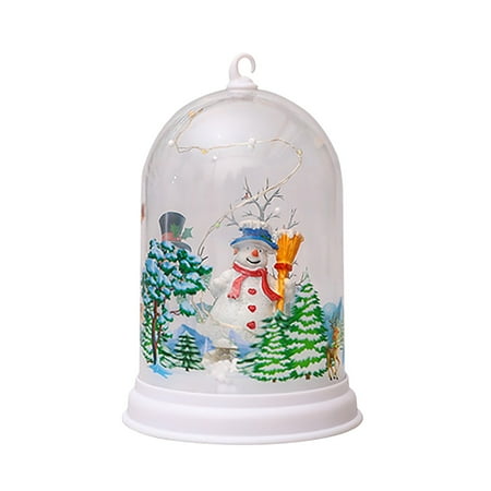 

Alueeu Christmas Gift Light String Santa Claus Lampshade Creative Decoration Props Lighting Decoration Christmas Gift String Lights Santa Lampshade B