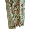 thumbnail image 4 of Jacobean Garden Light Filtering Dual Header Curtain Panel 52 x 72 in Red, 4 of 7
