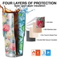 thumbnail image 7 of 30oz Pioneer Flower Tumblers Stainless Steel Tumbler with Lid and Straw,Vacuum Insulated Double Wall Travel Tumbler Cups Mug with Cleaning Brush for Coffee,Tea, 7 of 7