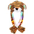 thumbnail image 1 of Disfraz de tigre de peluche de Arcimatto con forma de sombrero con luces LED, 1 of 7