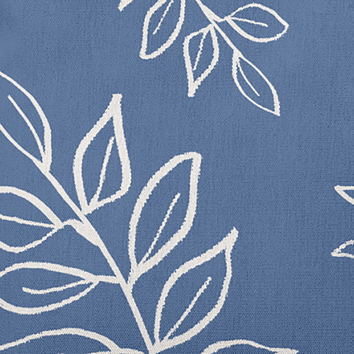 16"x16" Simply Daisy Fern Leaves Poly Accent Pillow, Blue Qty 1