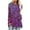 Purple, variant on Ruimatai Women's Casual Long Sleeve Round Neck Loose Blouse with Sparkle Print, Comfortable Fashion Graphic Shirt for Home & Daily Wear