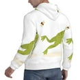 thumbnail image 6 of Goofa Hunting Frog for Men's Hooded Sweatshirt - Lightweight Pullover Hoodie with Kangaroo Pocket, Perfect for Everyday Wear-Small, 6 of 7