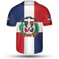 thumbnail image 3 of Personalized Dominican Republic Baseball Jersey Shirt,Team Name Republic Dominicana Baseball Jersey for Men and Women (XL), 3 of 5