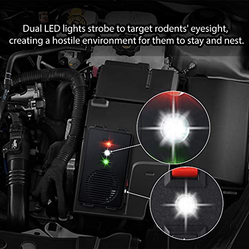 Buy Loraffe Rodent Repellent Ultrasonic Under Hood Animal Repeller