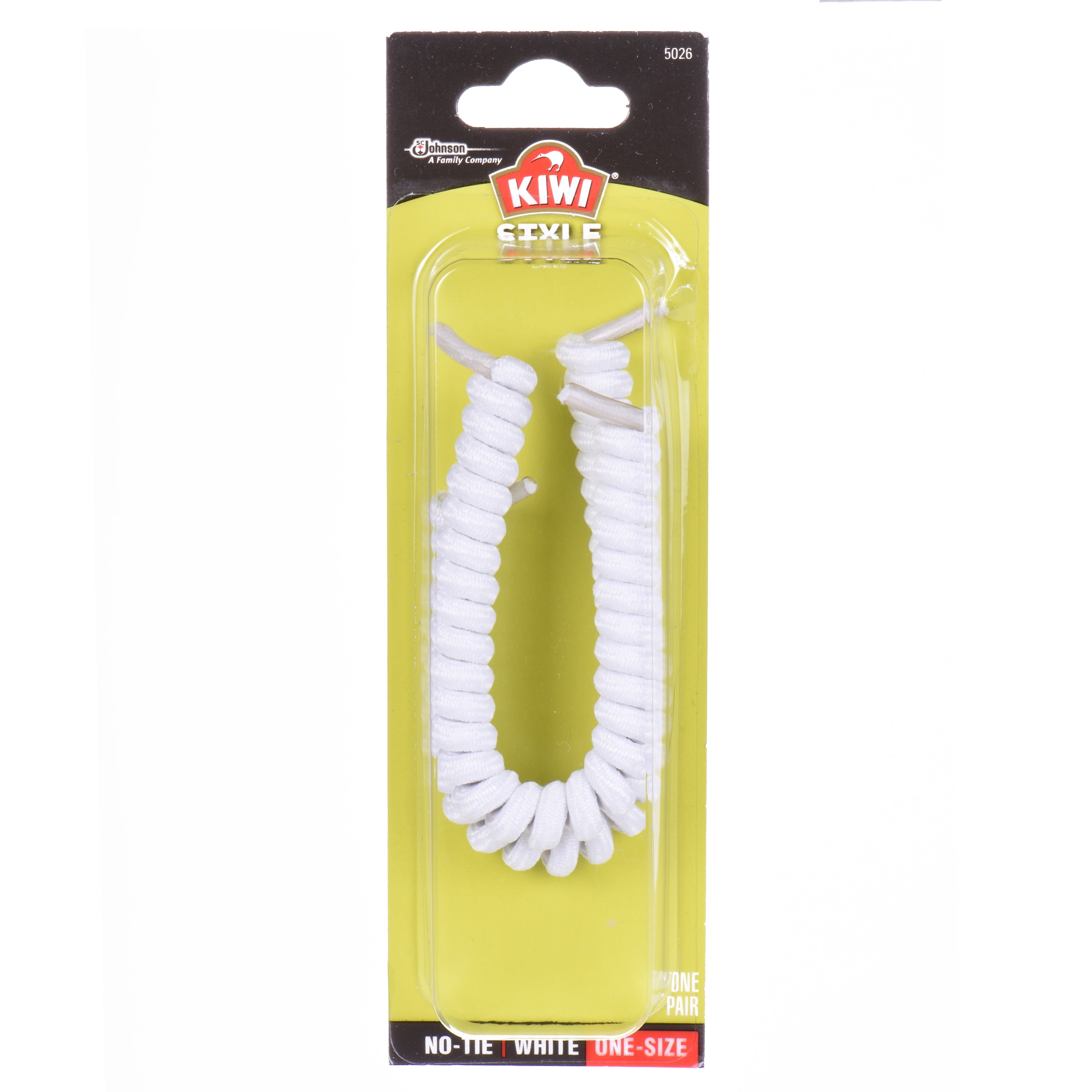 KIWI KIWI BoingzNoTieLaces White 2 pairs