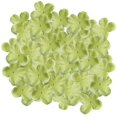 thumbnail image 1 of 500 pétalos de flores artificiales para boda, decoración de fiestas en casa, colores variados Verde, 1 of 8