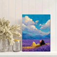 thumbnail image 2 of Double Pink Lotus Water Lily Canvas Print Peaceful Home Wall Art, 2 of 8