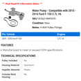 thumbnail image 2 of Water Pump - Compatible with 2015 - 2016 Ford F-150 2.7L V6, 2 of 2