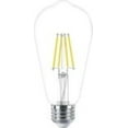 thumbnail image 4 of PHILIPS 4.5W ST19 Medium Base Daylight LED Light Bulbs Vintage- Clear Glass, 2 Pack, 4 of 5