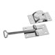 thumbnail image 4 of juego de pestillo de puerta de entrada estilo T para RV, pestillo de metal resistente para remolque, soporte para puerta de caravana, gancho de pestillo duradero para puertas de RV seguras, 4 of 7
