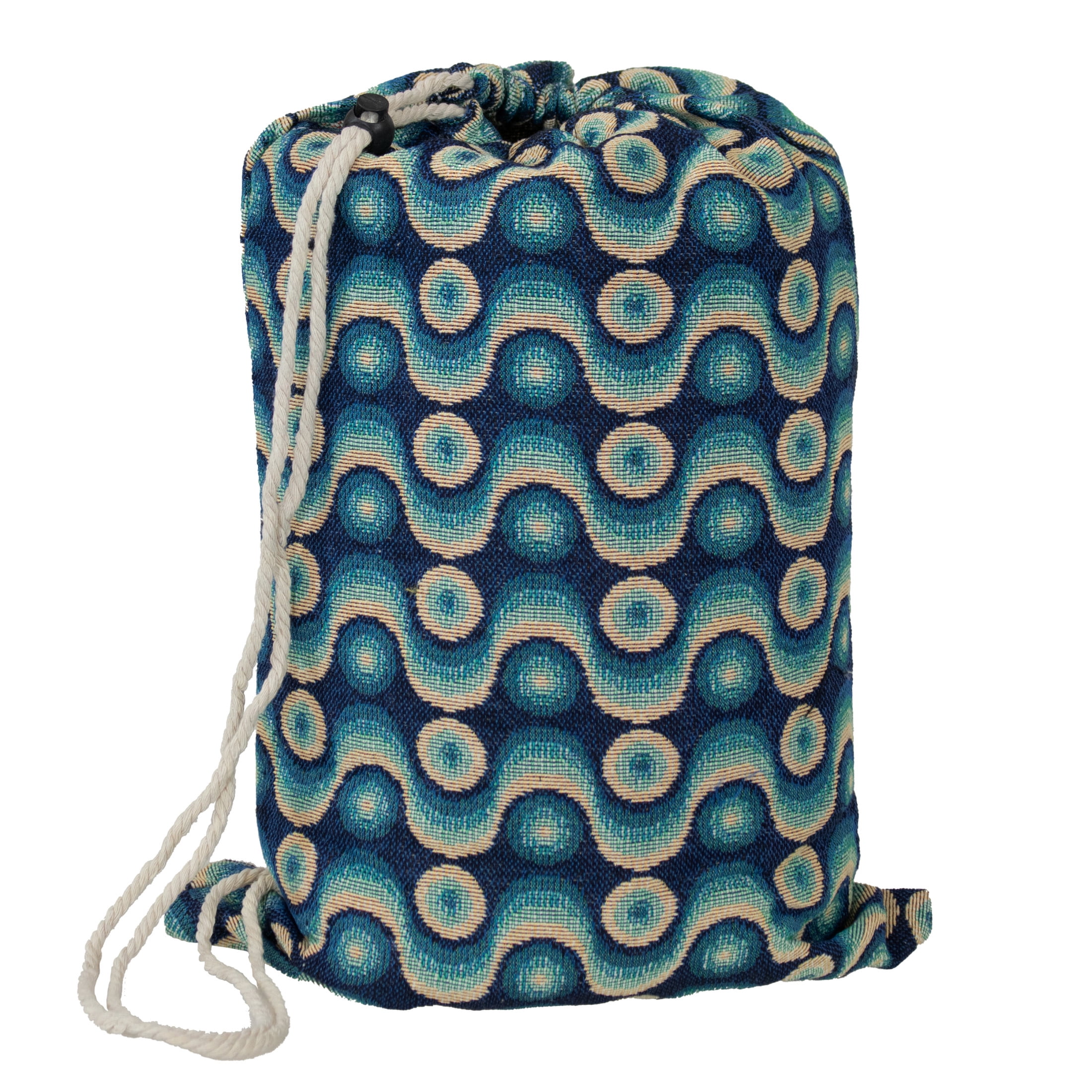 Sunnydaze 2-Person Polyester Jacquard, 450 lb - Retro Waves