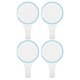 thumbnail image 1 of 4Pcs Dry Erase Answer Paddle White Board Single Sided Paddles Mini Dry Erase Answer Paddles, 1 of 4