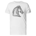 thumbnail image 1 of Silver Horse Head Doodle Tee Men's -Image by Shutterstock, 1 of 1