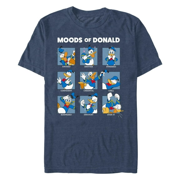 Men's Mickey & Friends The Moods of Donald Duck Graphic T-Shirt
