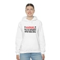 thumbnail image 5 of My mouth runs faster Hooded Sweatshirt, 5 of 9