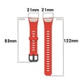 thumbnail image 4 of Bracelet de Bracelet de Bracelet de Bracelet de Bracelet de Bracelet de Bracelet de Bracelet en Silicone de Remplacement Imperméable avec Pression Bracelet de Montre Léger Bonne Élasticité Rouge, 4 of 9