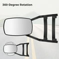 thumbnail image 7 of 2PCS Extension Towing Mirror,Universal Clip-on Towing Mirrors Extended Mirrors for Towing 360 Degree Rotation Adjustable Towing Mirror,ABS Shell Caravan Towing Mirrors for Car, Trucks, RV, Trailer, 7 of 7