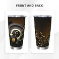 thumbnail image 3 of Fotbe Casino Cards Pattern 20 oz Tumbler Stainless Steel Vacuum Insulated Coffee Ice Cup Double Wall Travel Flask Leak-proof Coffee Cup-Without Straw, 3 of 8