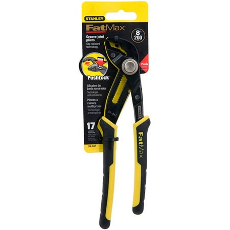 Stanley Hand Tools 8" Stanley Fat Max Joint Groove Pliers, 84-647