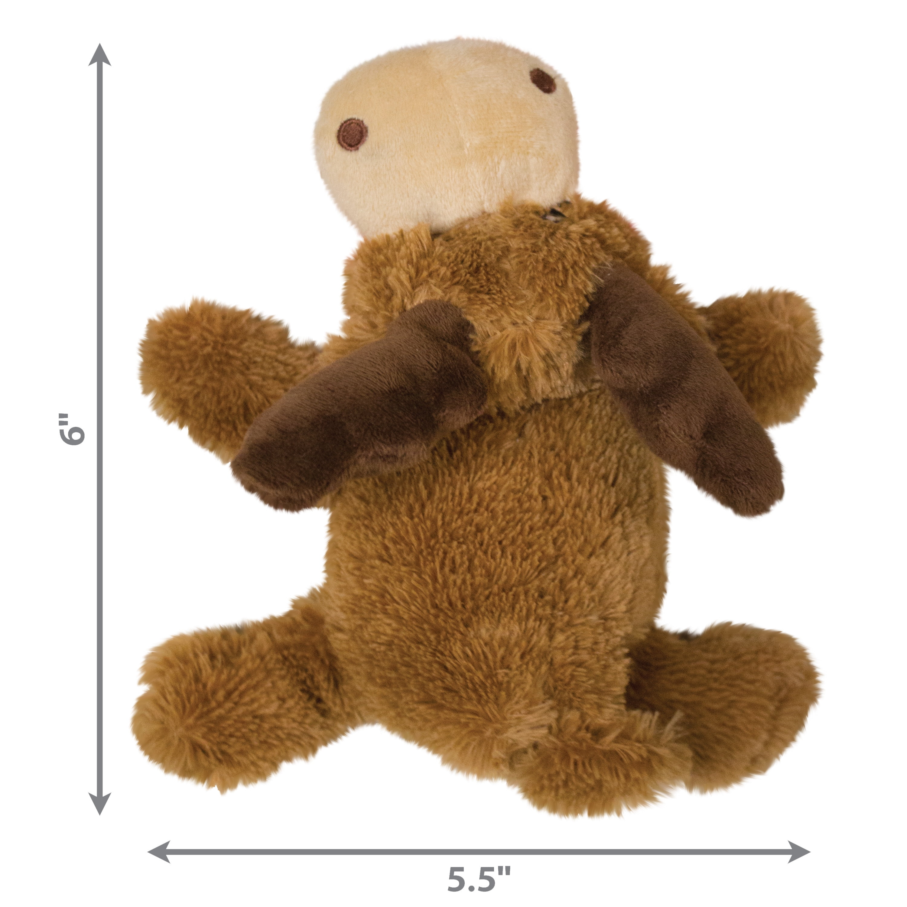 KONG® Cozie™ Marvin the Moose Dog Toy, Small