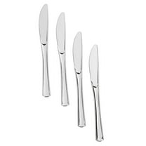 Exquisite Premium Silver Plastic Silverware - Heavy Duty Cutlery - 20 Silver Plastic Knives