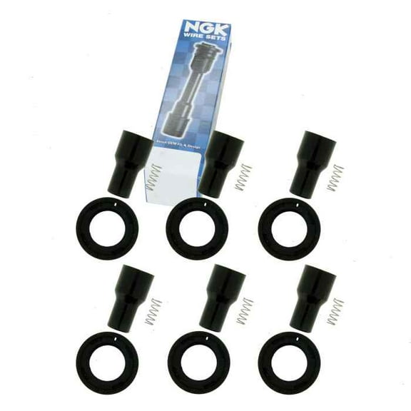 6 pc NGK Ignition Coil Boots compatible with Lexus RX300 3.0L V6 1999-2003