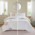 thumbnail image 2 of Set de edredón Urban Habitat Kids Gracie Twin blanco/morado, 2 of 6