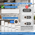 Stretch Film Rack 21.65 Inch Manual Stretch Film Dispenser for Packaging and Wrapping ...