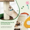 thumbnail image 6 of Gymax 41'' Mushroom Cat Tree Tower Patended Indoor Kitten Activity Center w/ Natural Sisal Posts, 6 of 10