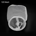 thumbnail image 3 of Uxcell 16.9"x7" 120 Mesh Nylon Strainer Paint Filter Bag for Filtering, 3 of 5