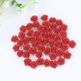 thumbnail image 3 of 50 Pcs Perles Roses en Résine Perles Fleurs Roses Perles Flatback Perles Acryliques pour Fabrication de Bijoux Bracelet 15mm, 3 of 8