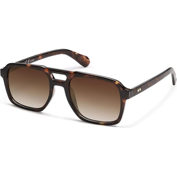 Retro Aviator Polarized Sunglasses For Women Men Womens Oversized Thick Square Vintage 70s Sun Glasses SJ2330