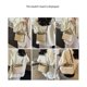 thumbnail image 5 of Fashionable Straw -Body Bag and Versatile Shoulder Handbag White Patchwork Khaki, 5 of 5