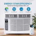thumbnail image 2 of Ourlova WIFI Window Air Conditioner 6000 BTU, Window AC Unit With Cooling Room 250sq.Ft, Energy Saving Window AC Unit With Remote & Timer Function & Easy Install Kit 115V/60Hz, 2 of 5