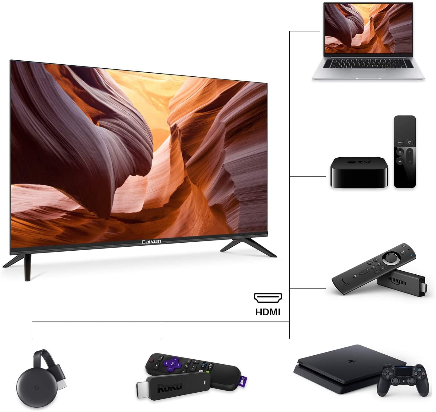 Caixun Android Tv 43 Inch Smart Led Tv 4k Ec43s1ua Ultra Hd Flat Screen Television With Hdr10 And Voice Remote Bluetooth 2021 Model 43 Tv Walmart Com Walmart Com